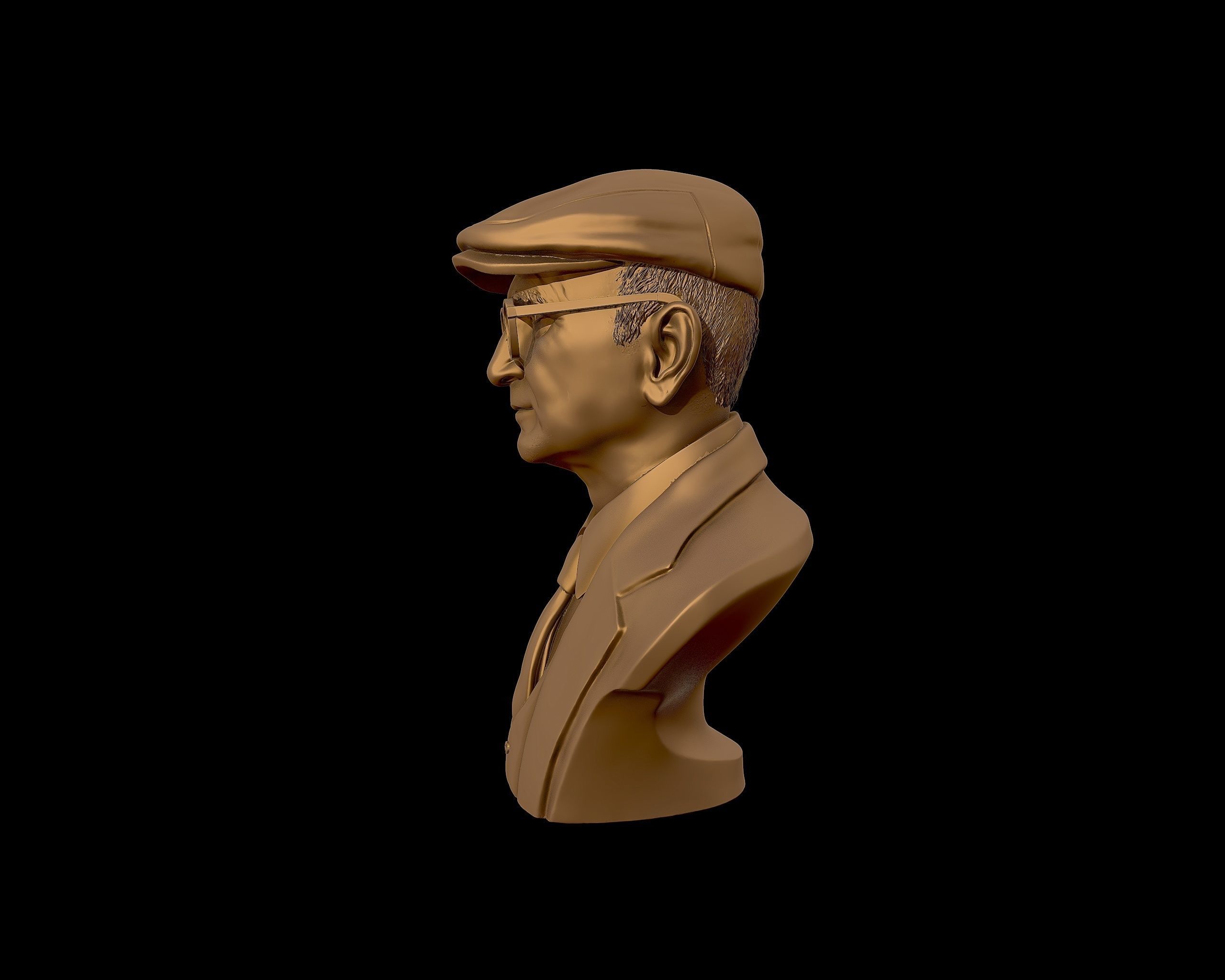 Uncle Junior bust sculpture 3D print model_25