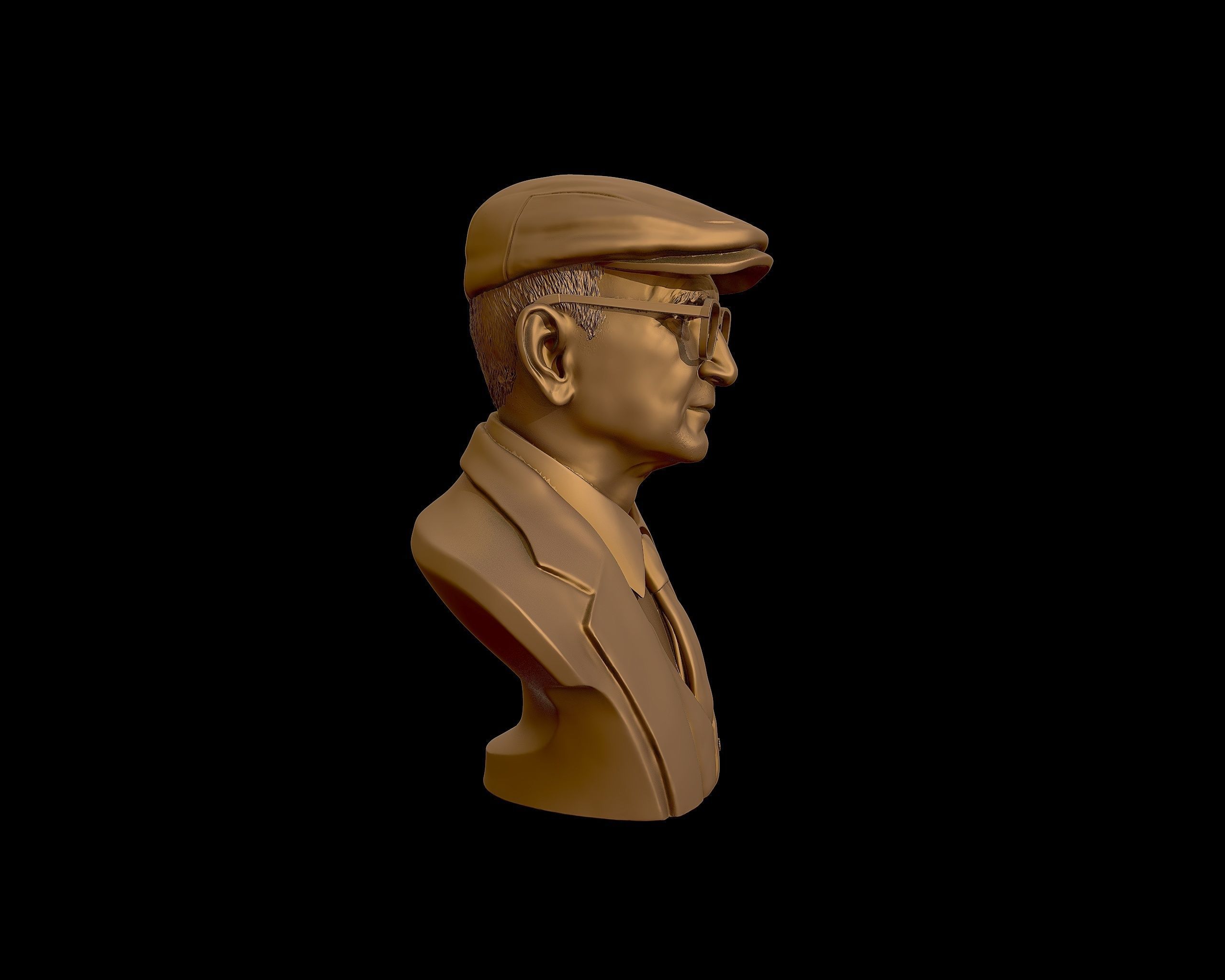 Uncle Junior bust sculpture 3D print model_29