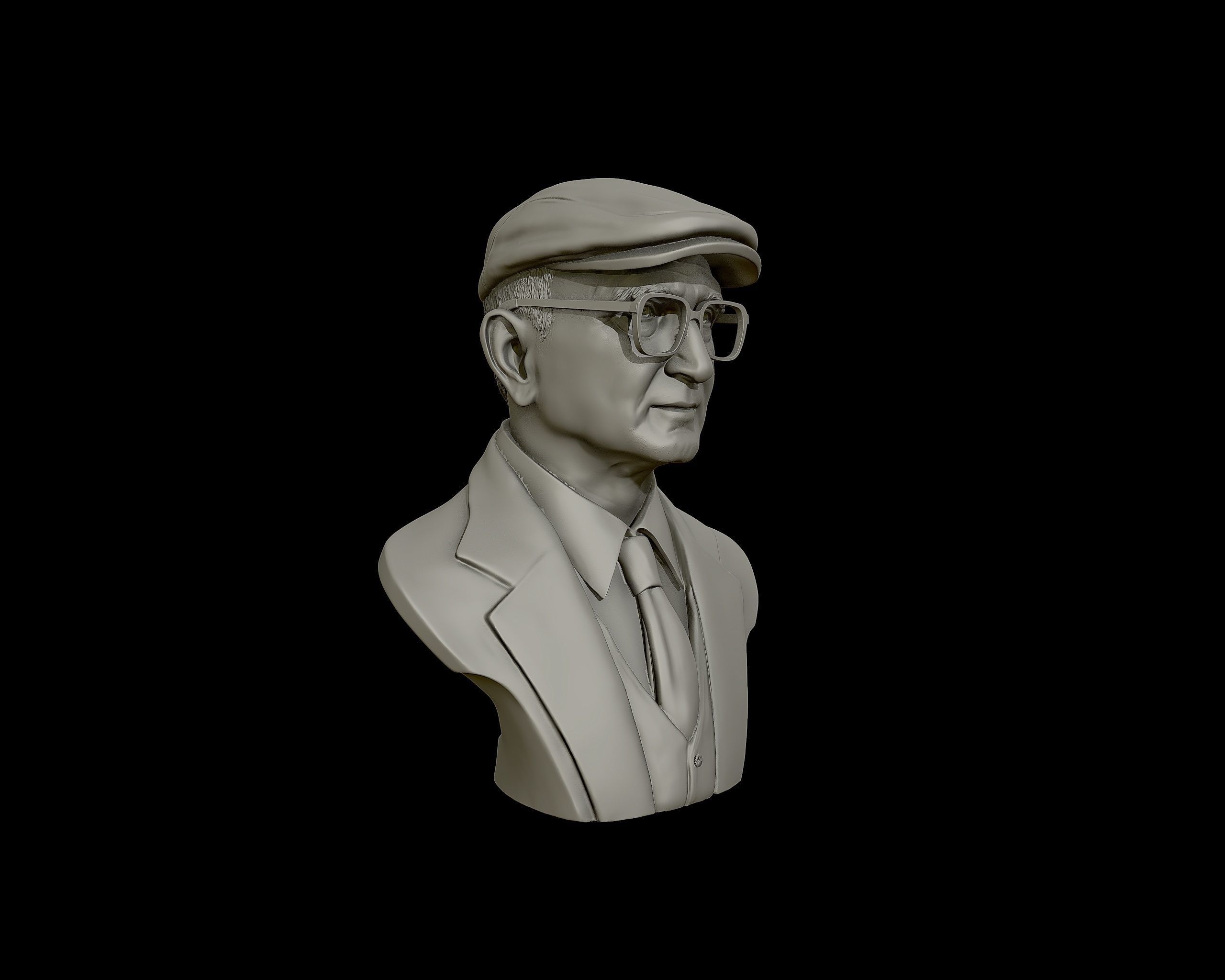 Uncle Junior bust sculpture 3D print model_18