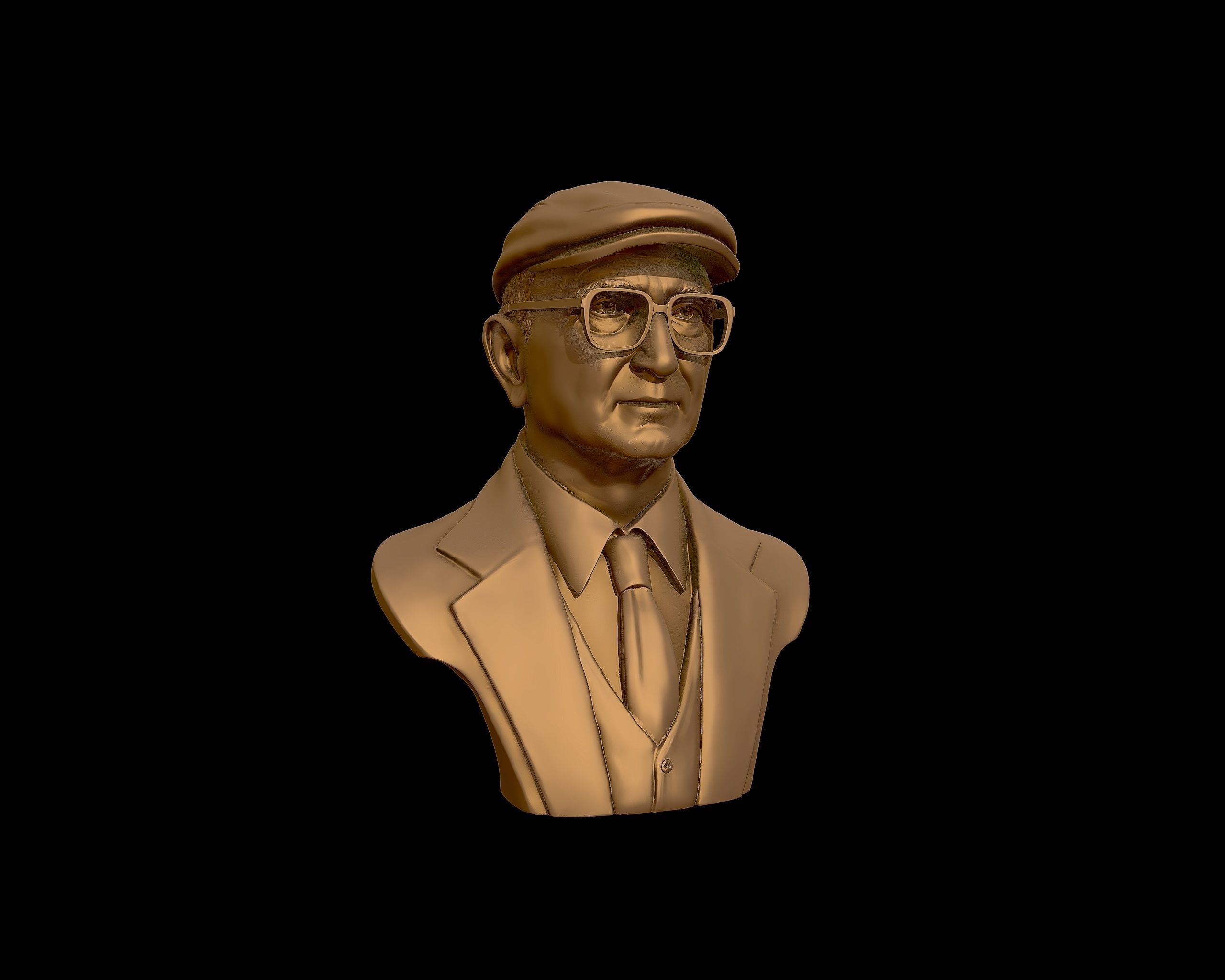 Uncle Junior bust sculpture 3D print model_26