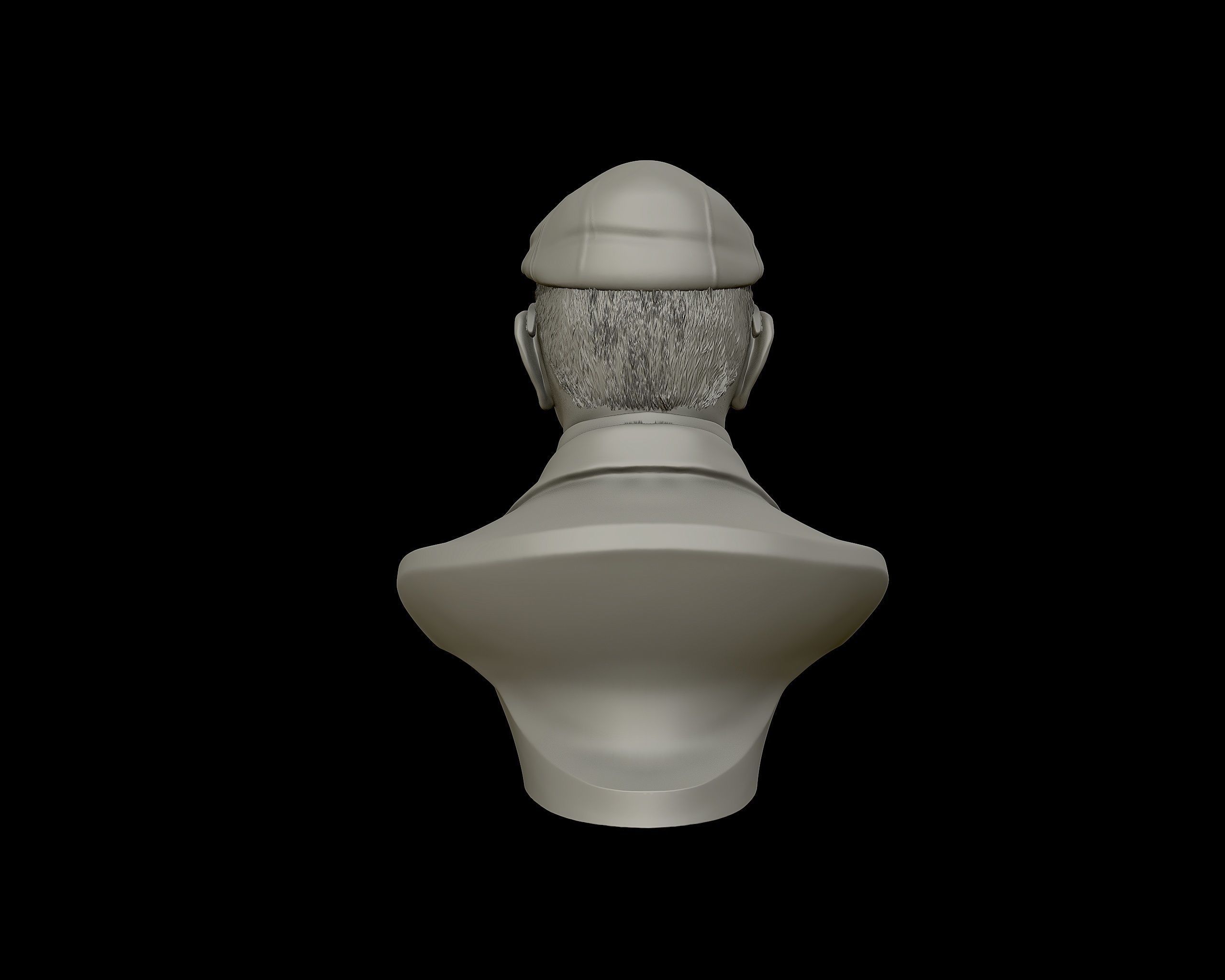 Uncle Junior bust sculpture 3D print model_15
