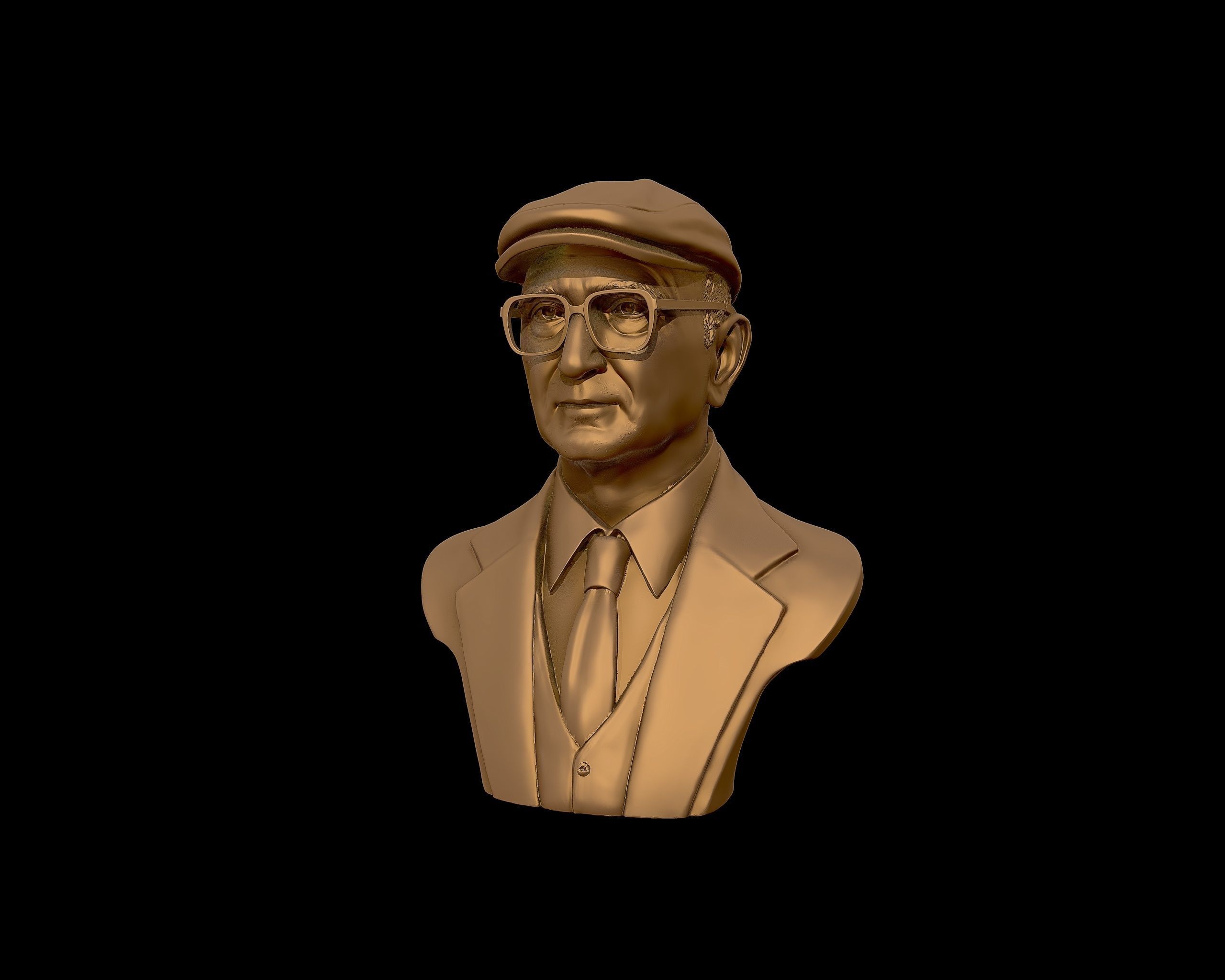 Uncle Junior bust sculpture 3D print model_22