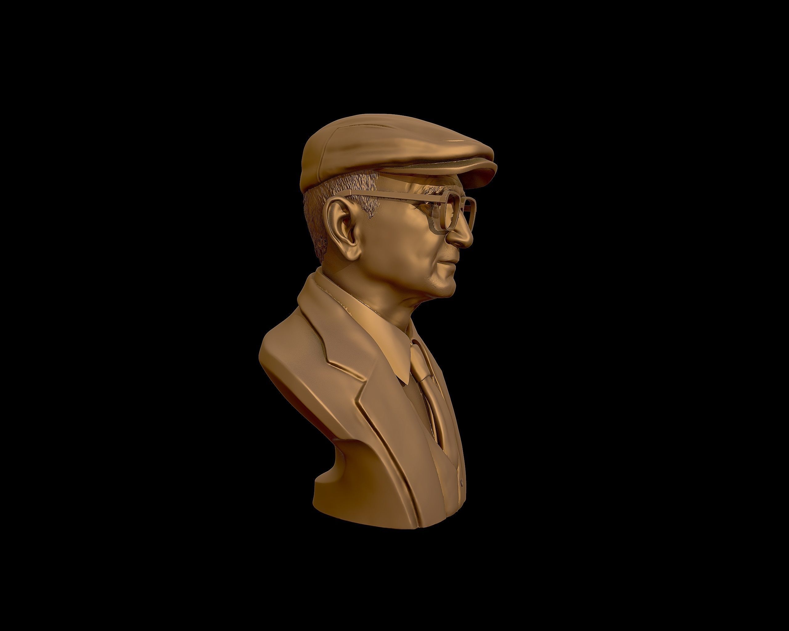 Uncle Junior bust sculpture 3D print model_28