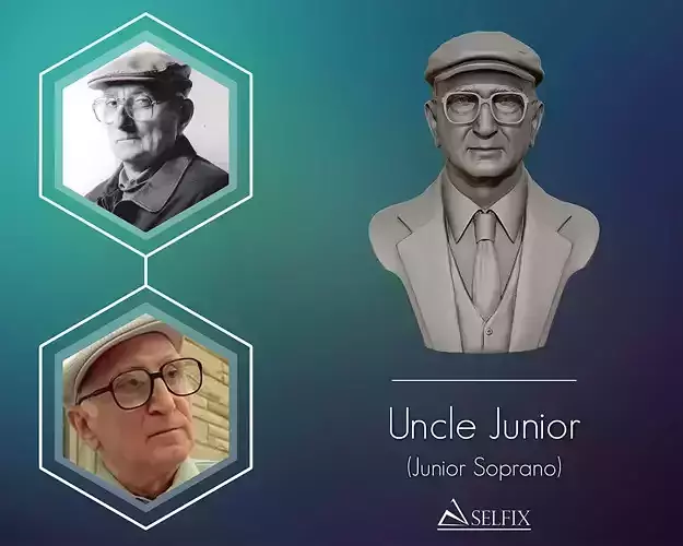 Uncle Junior bust sculpture 3D print model