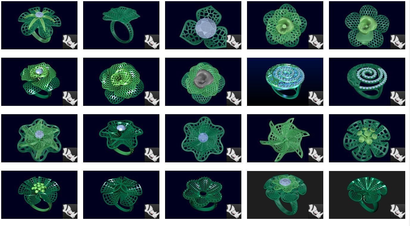 3000 Ultra Vision Turkish Mesh Jewelry Earrings Pendant Bracele 3D print model_2