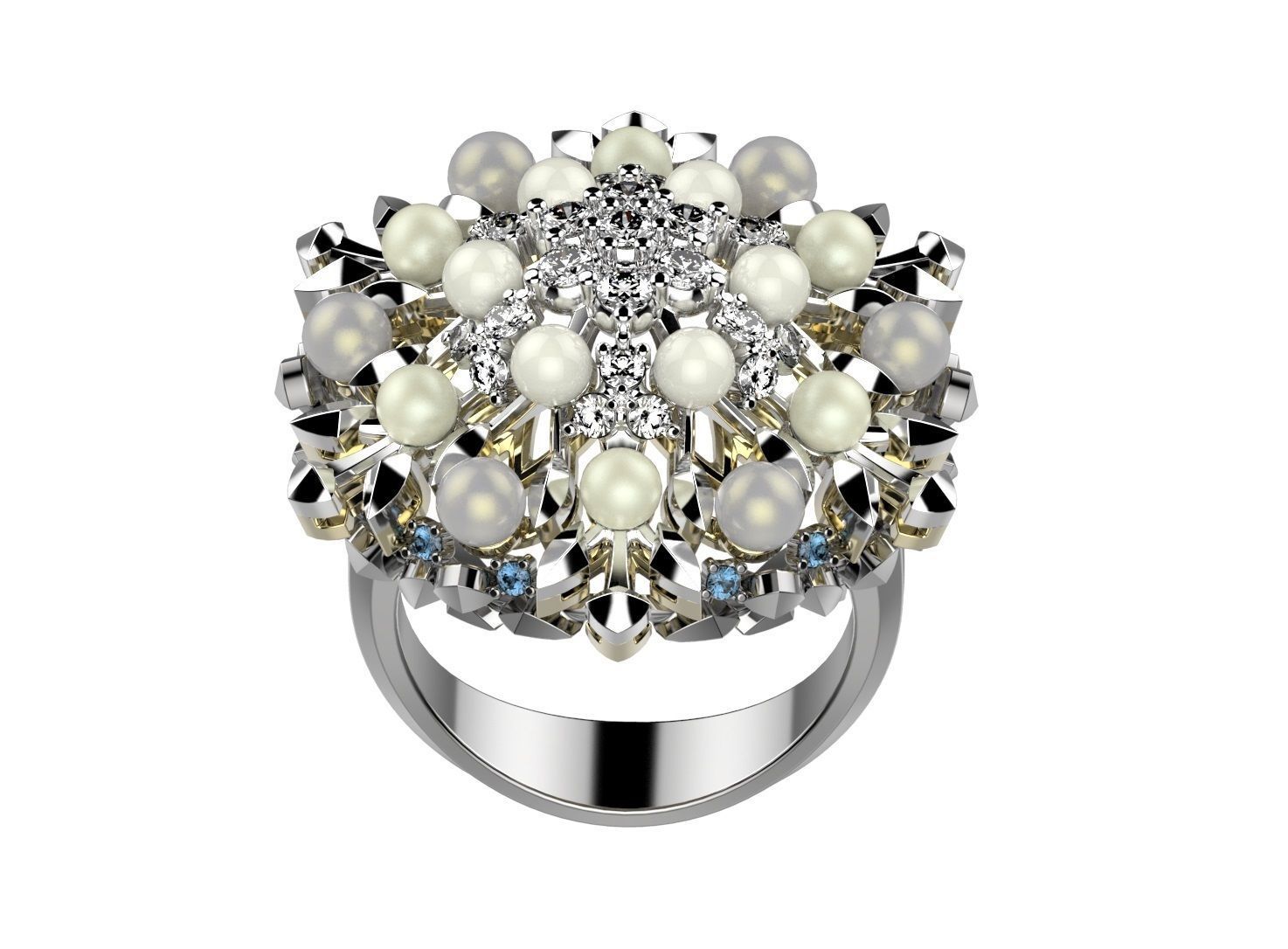 Ring 159-1 3D print model_3