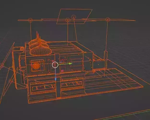 House design  the mosque make blender free