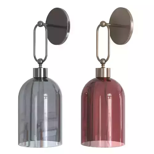 Valentina Wall Lamp Low-poly 3D model