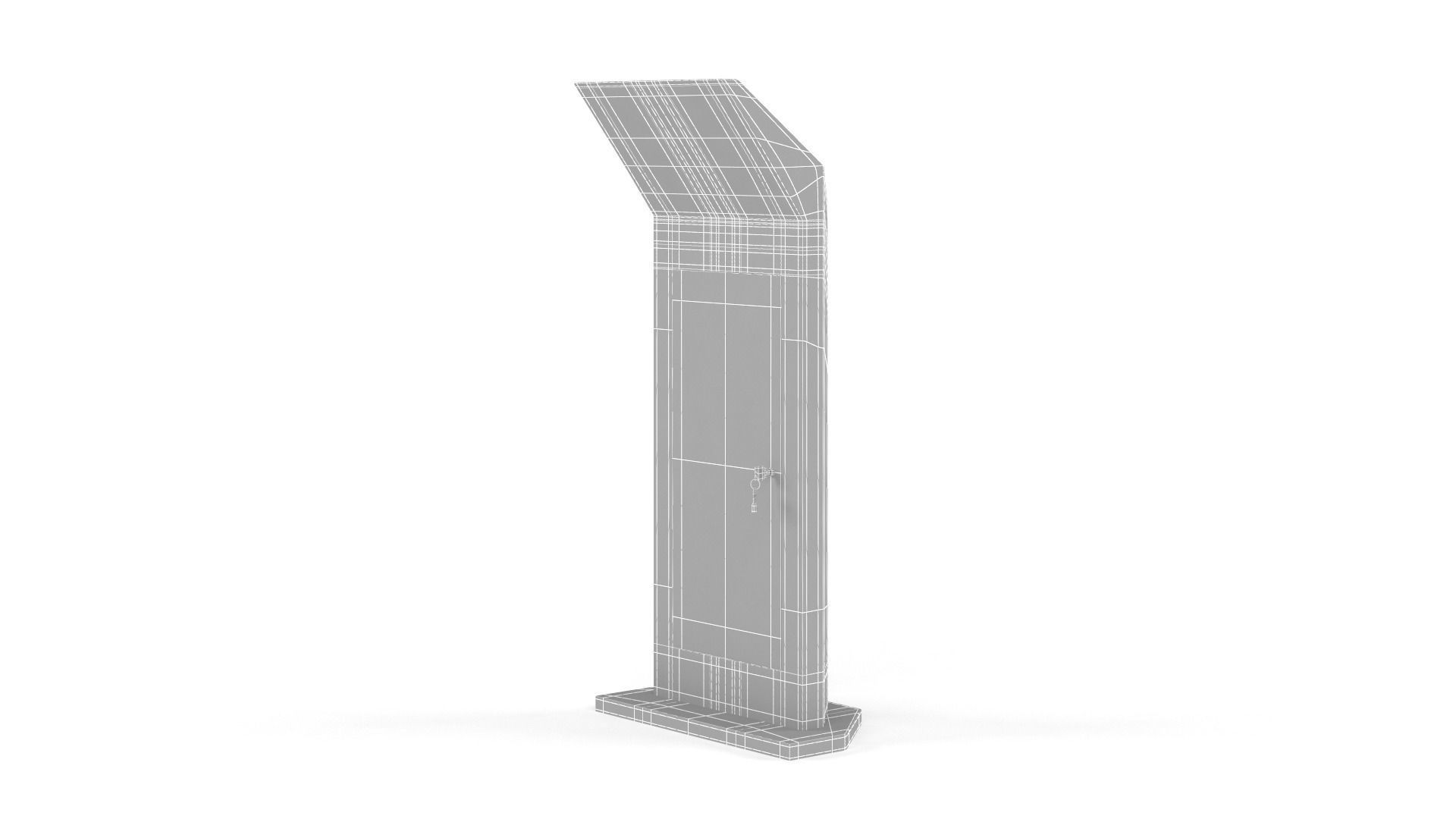 Information Kiosk 3D model_10