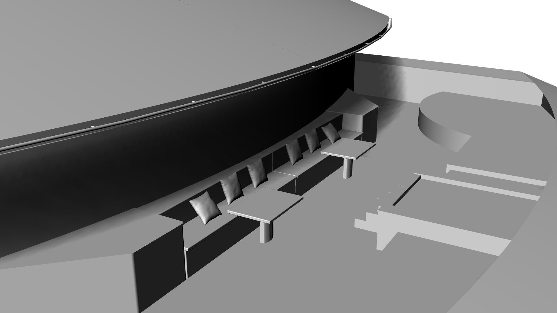 130 Meter Mega Yacht 3D model_17