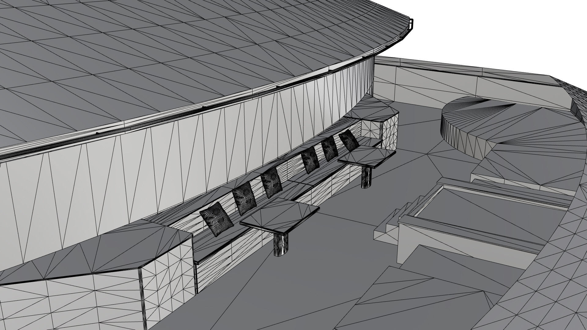 130 Meter Mega Yacht 3D model_14