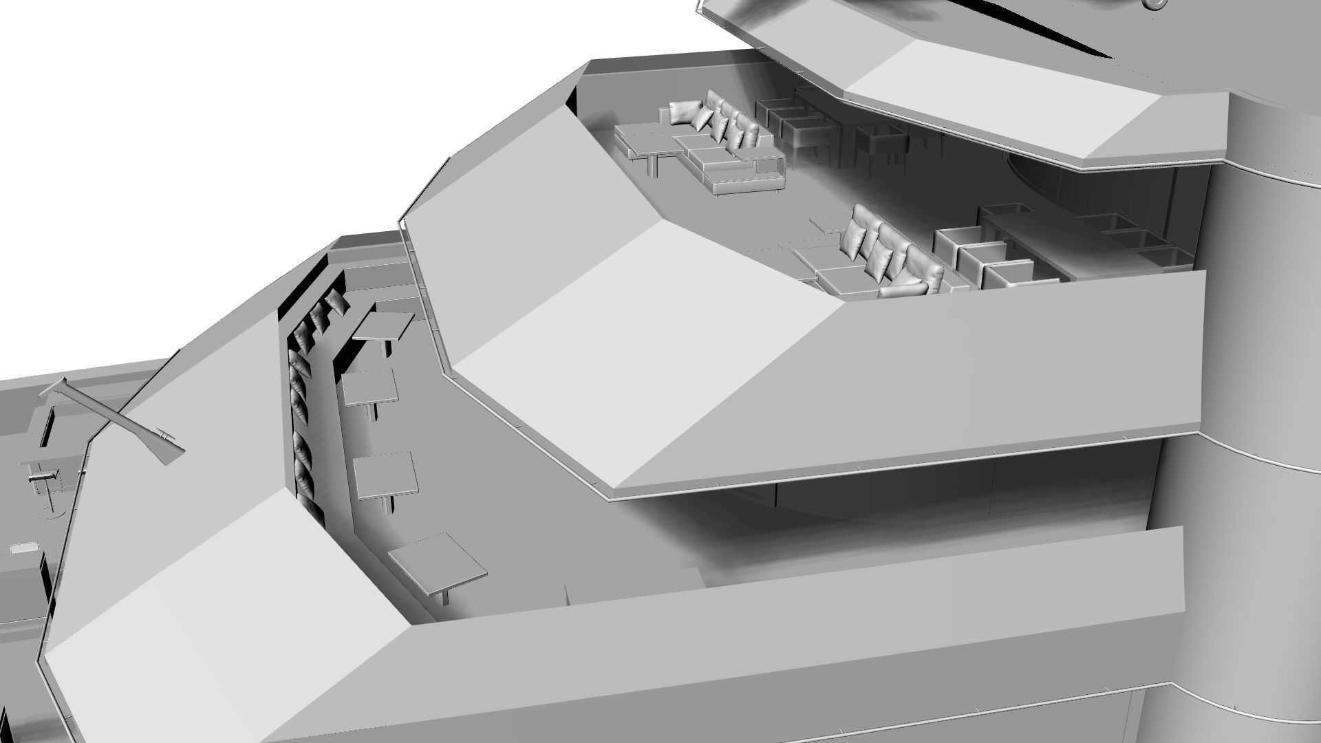 130 Meter Mega Yacht 3D model_25