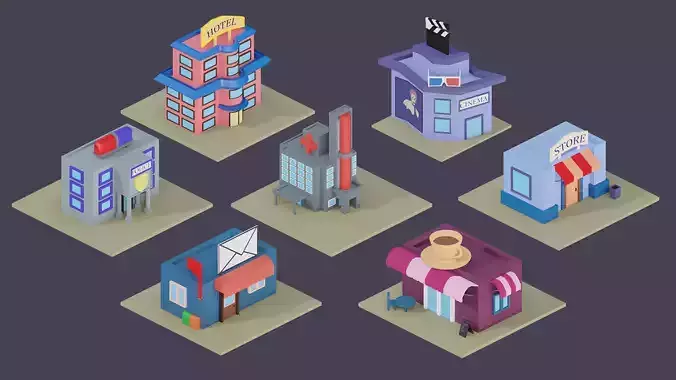 Isometric buildings