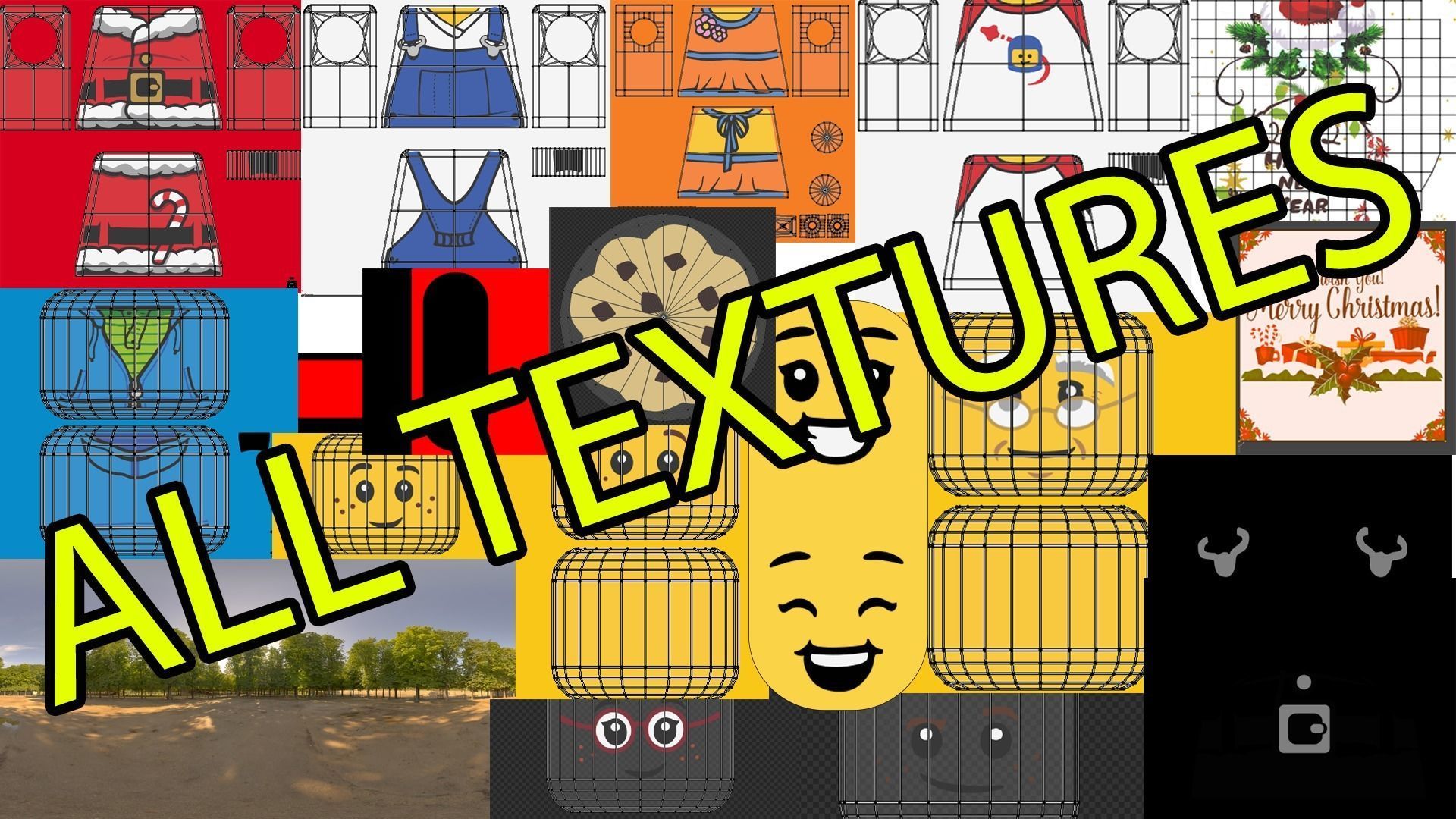 Lego Santa Scene 3D model_19