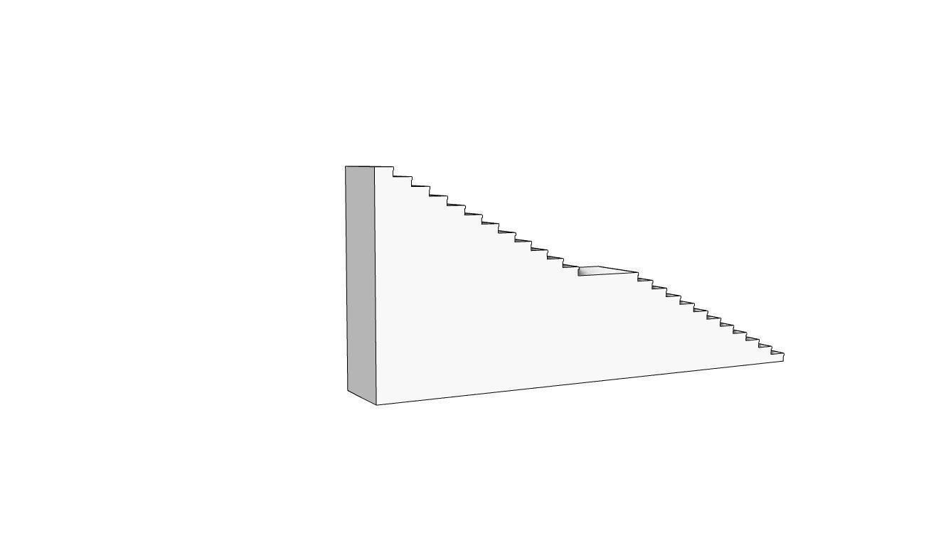 Stairs Pack X10 stair set with landing 3D model V1 3D model_22