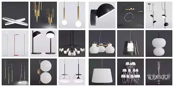Luxcore Lighting pack V2 3D model