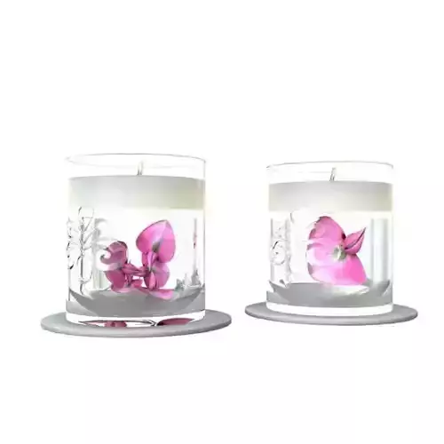 Floral Orchid Candle