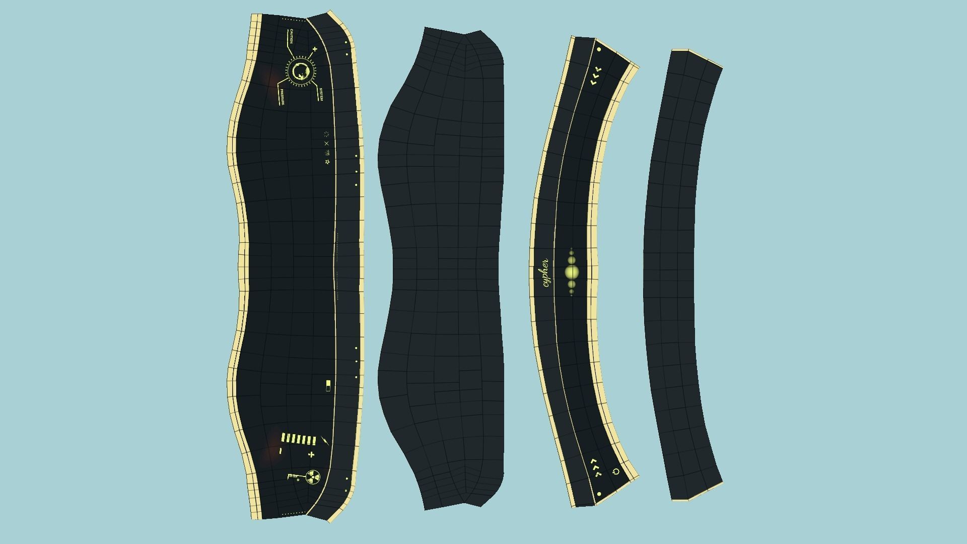 10 SciFi Glasses B Collection - Character Design Fashion _62