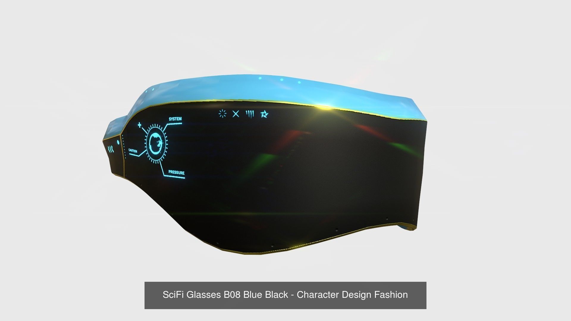 10 SciFi Glasses B Collection - Character Design Fashion _9