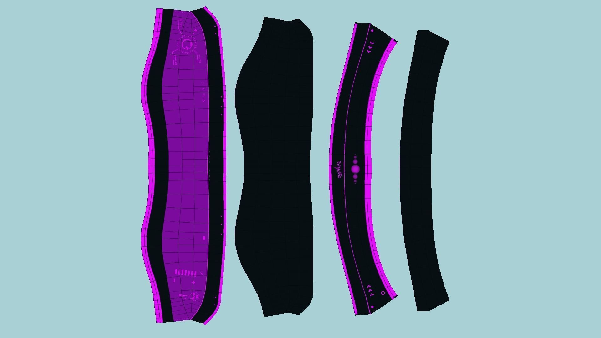 10 SciFi Glasses B Collection - Character Design Fashion _77