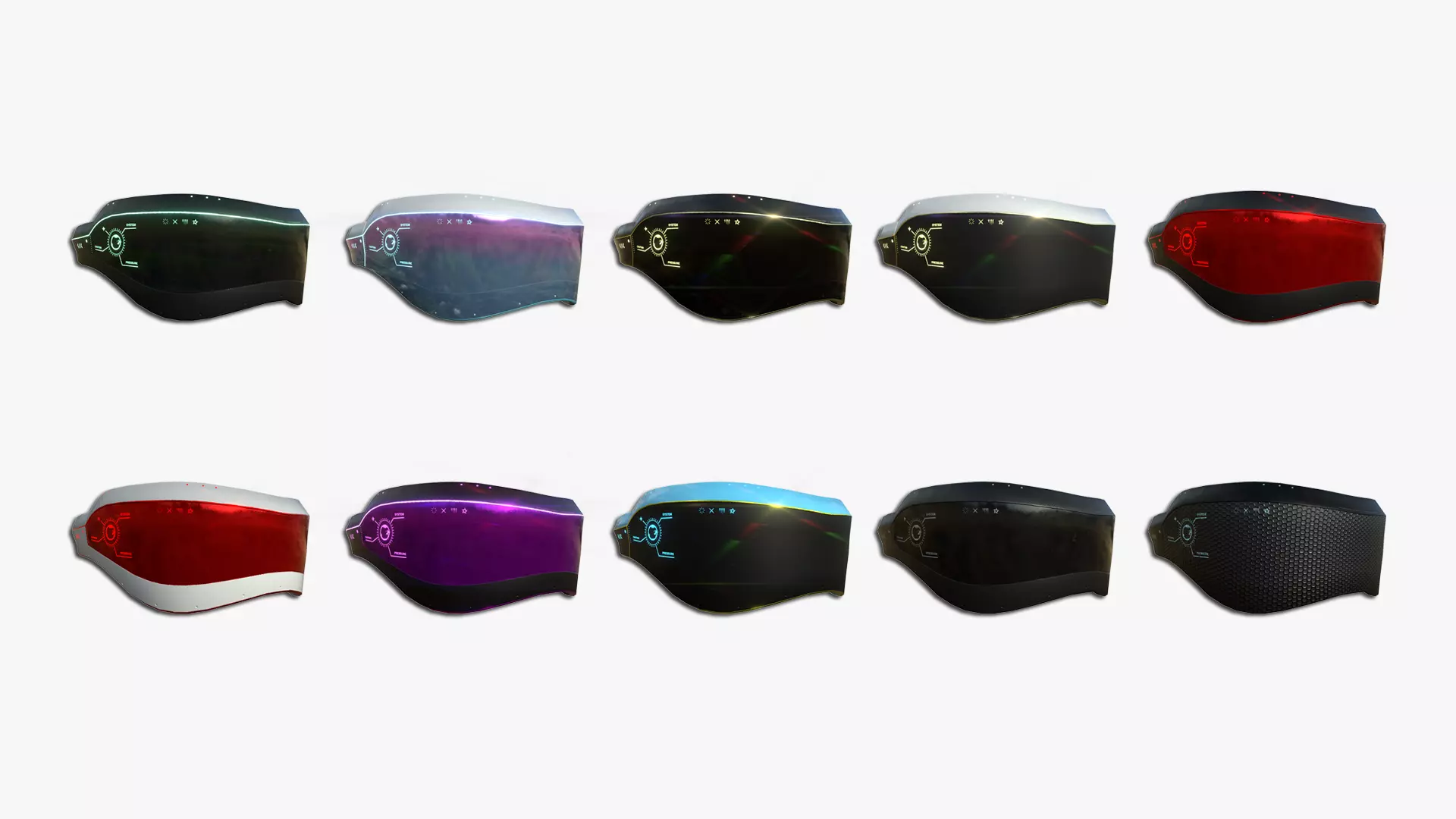 10 SciFi Glasses B Collection - Character Design Fashion _0