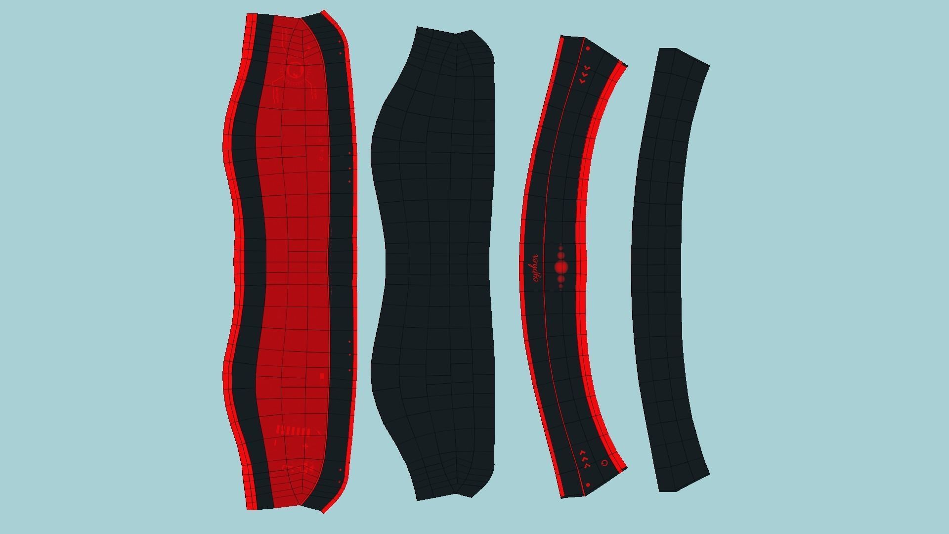 10 SciFi Glasses B Collection - Character Design Fashion _78