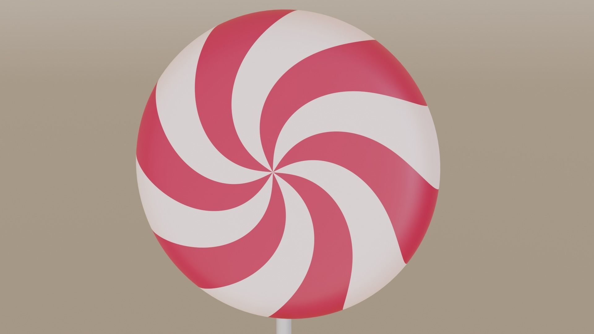 Peppermint candy 3D model_1