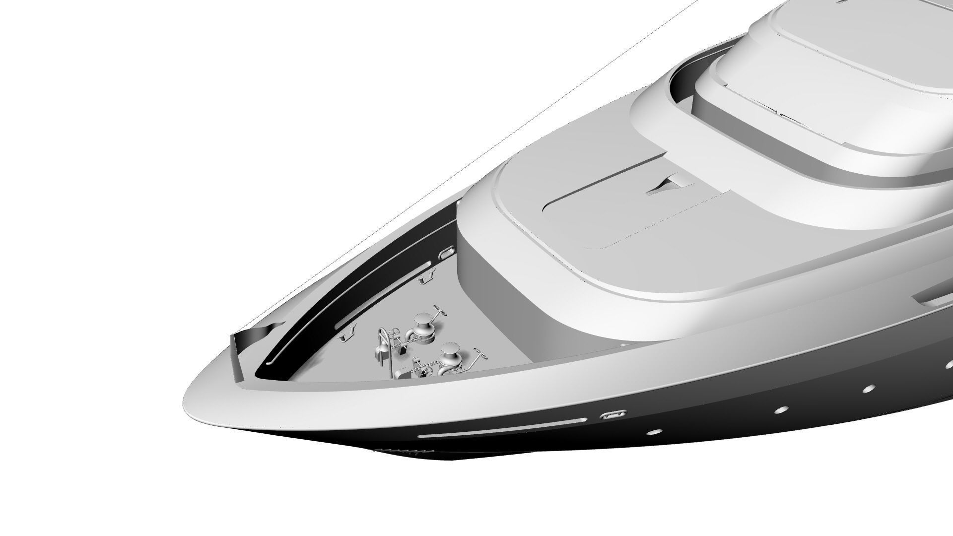 48 Meter Superyacht 3D model_8