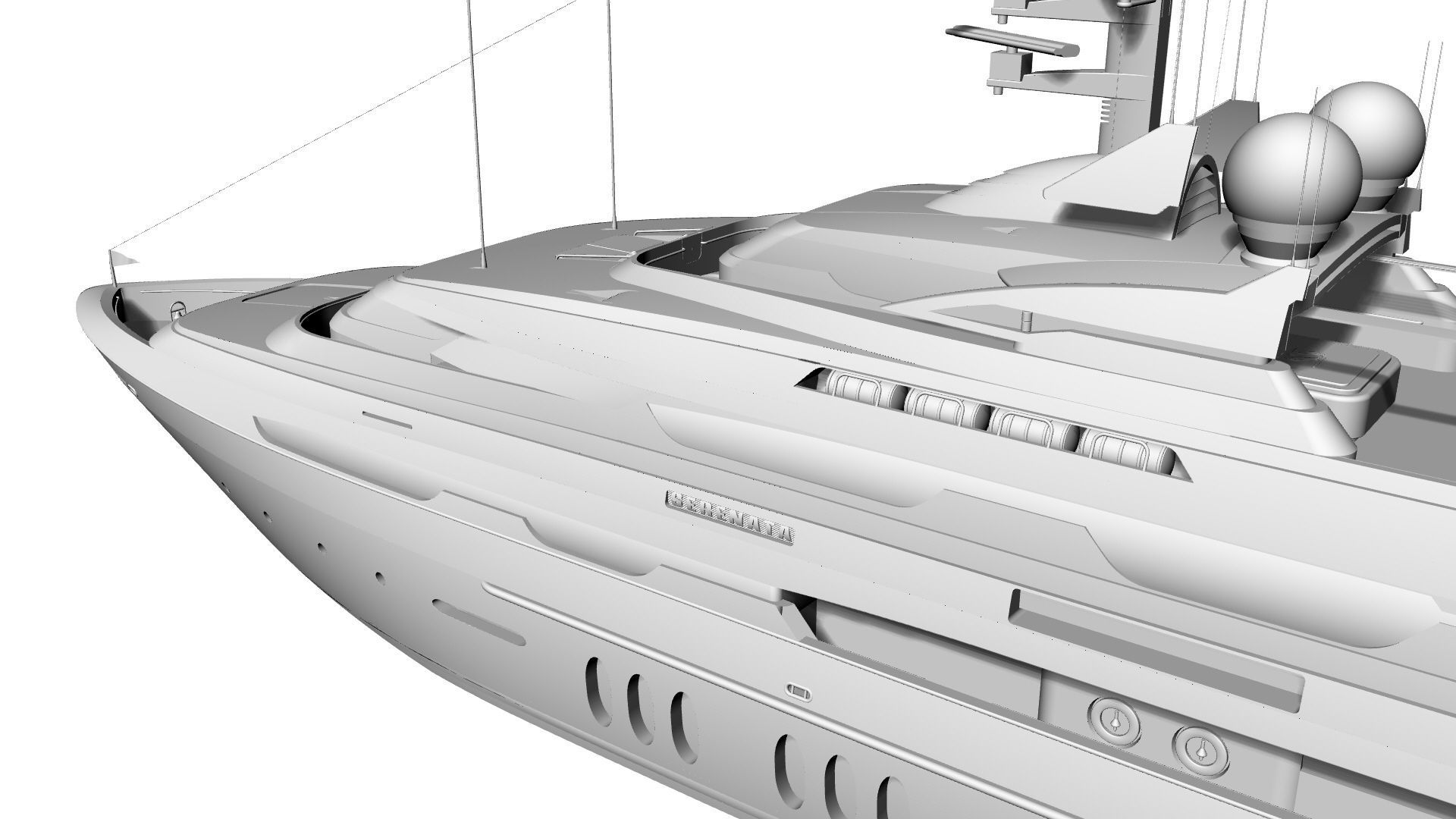 48 Meter Superyacht 3D model_9
