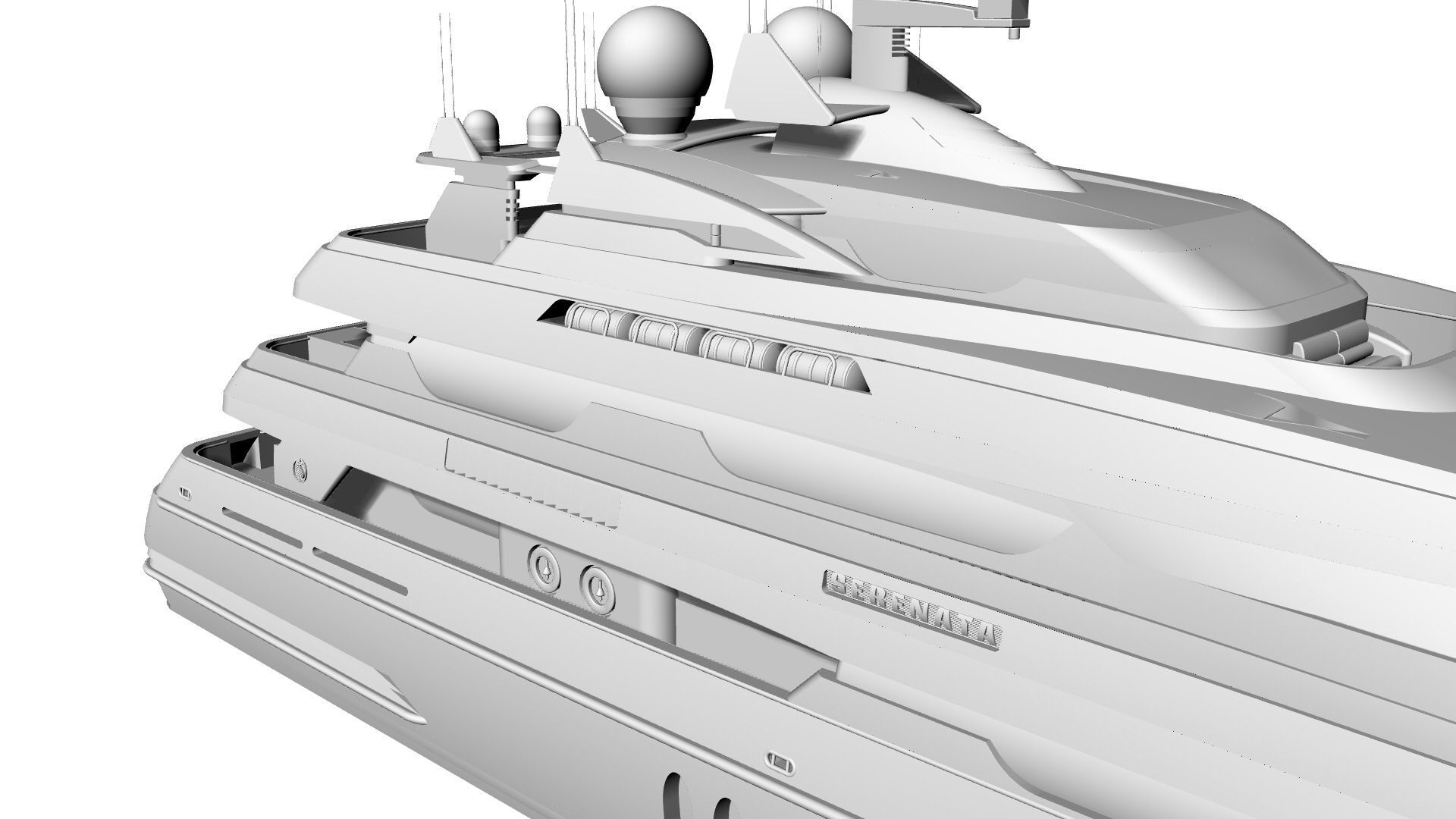 48 Meter Superyacht 3D model_6
