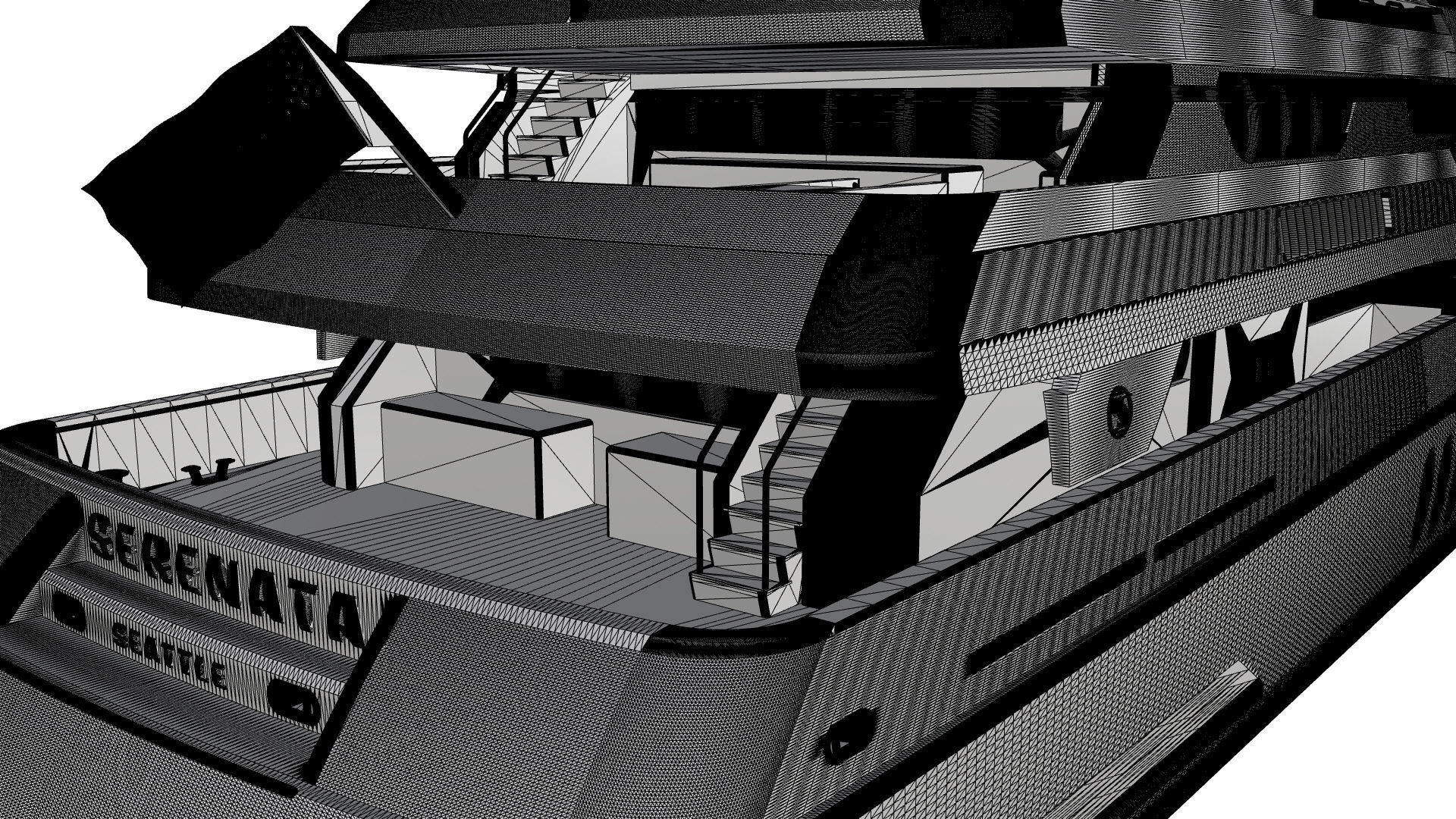 48 Meter Superyacht 3D model_18