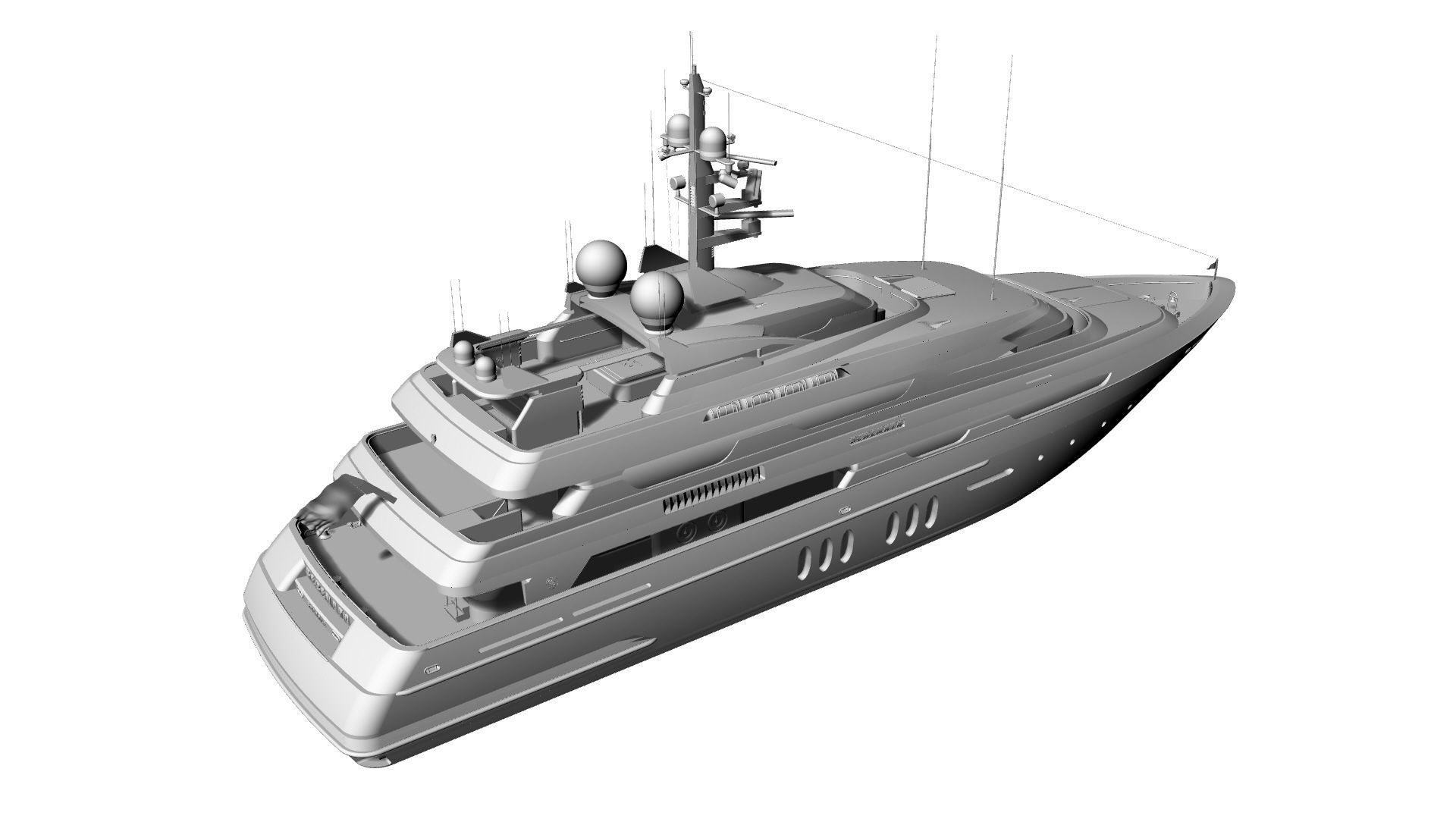 48 Meter Superyacht 3D model_13