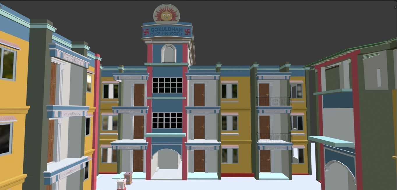 GOKUL DHAM SOCIETY 3D model_73