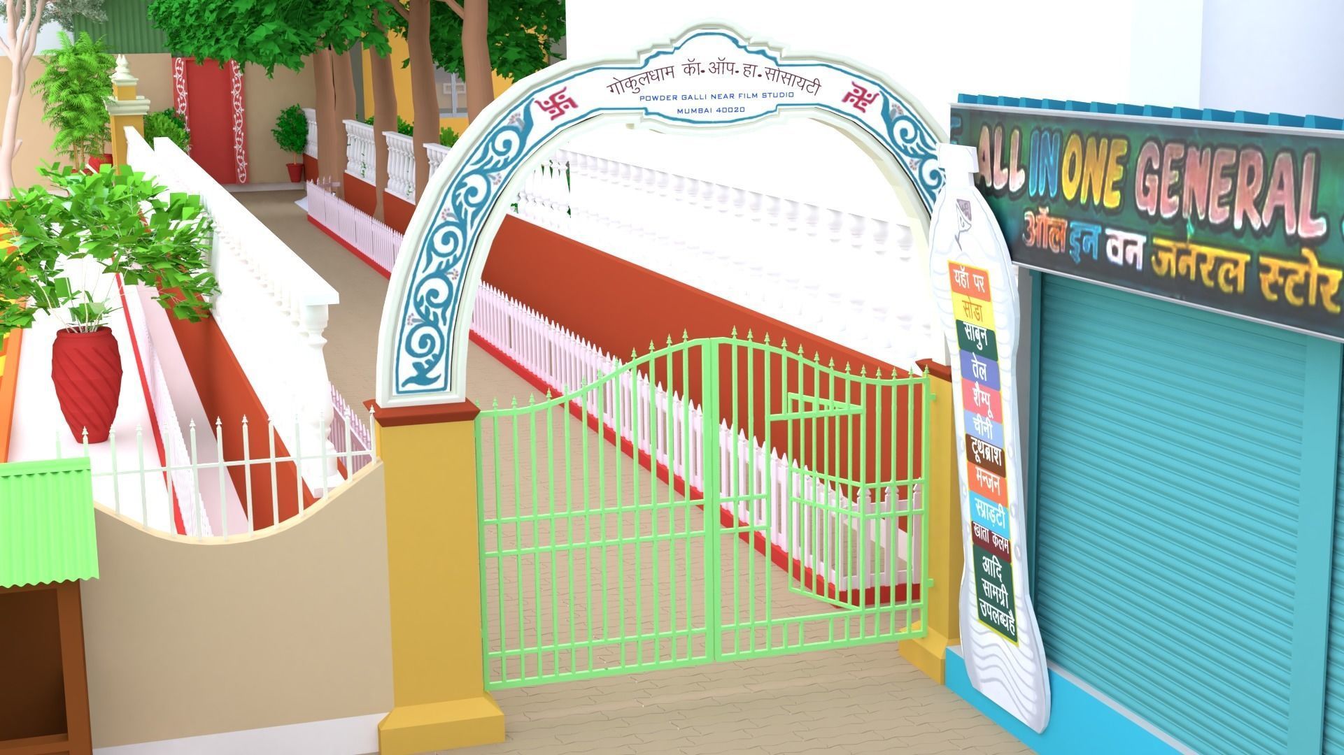 GOKUL DHAM SOCIETY 3D model_17