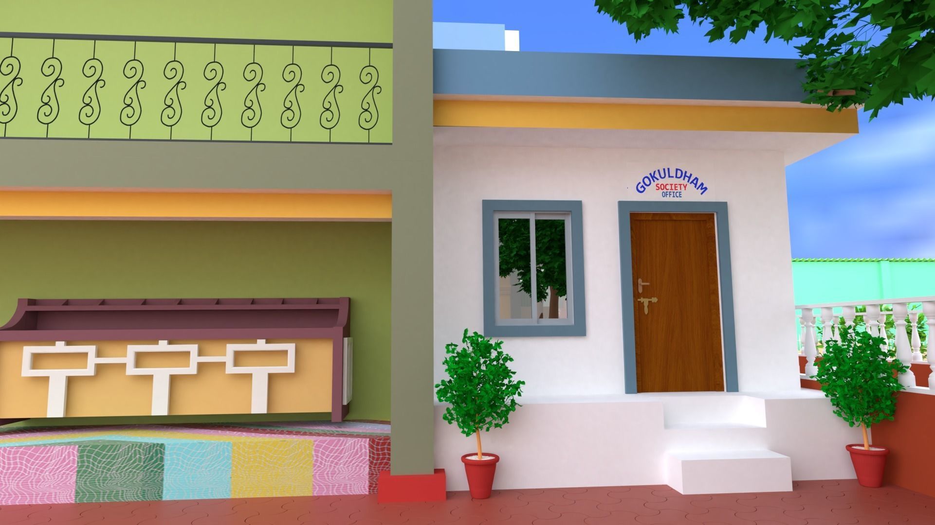 GOKUL DHAM SOCIETY 3D model_32