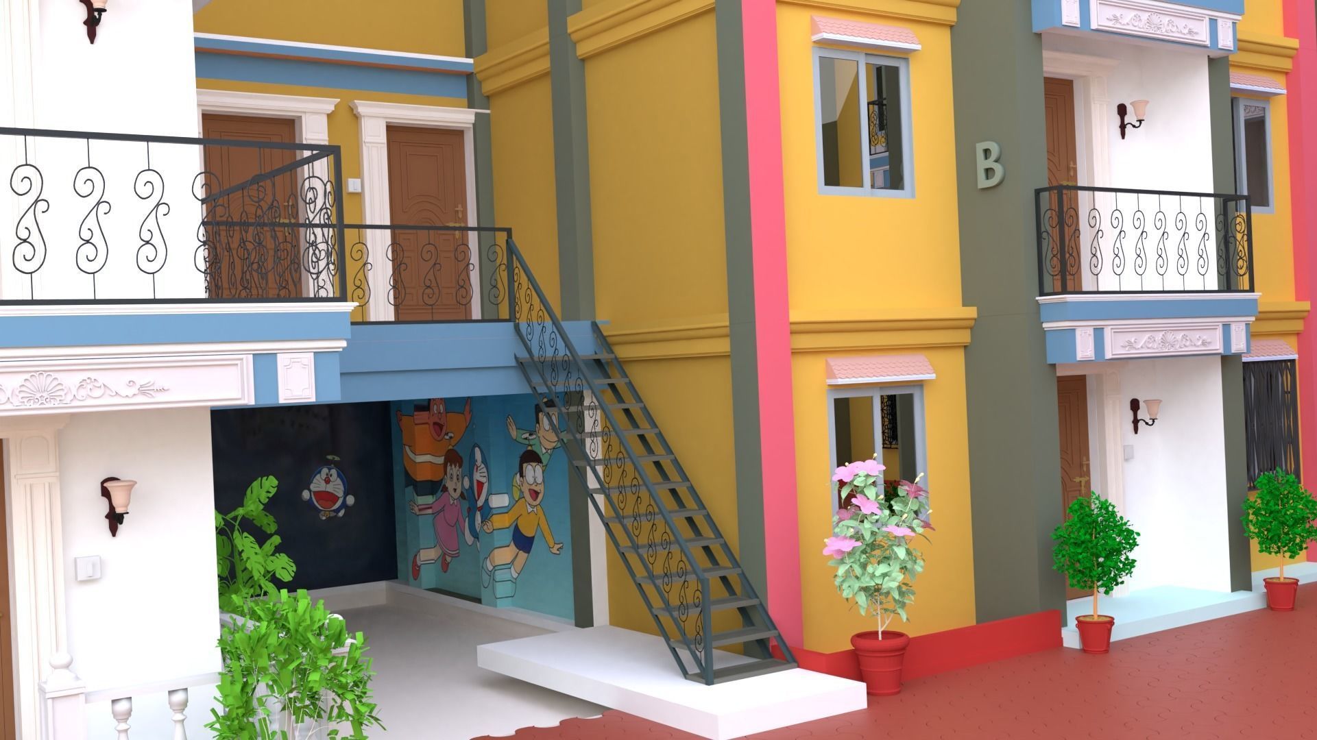 GOKUL DHAM SOCIETY 3D model_14