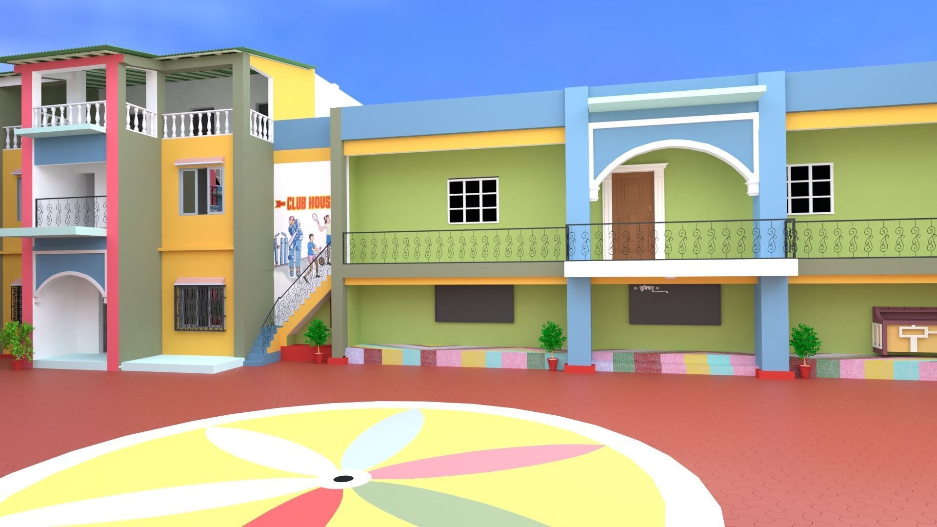 GOKUL DHAM SOCIETY 3D model_18