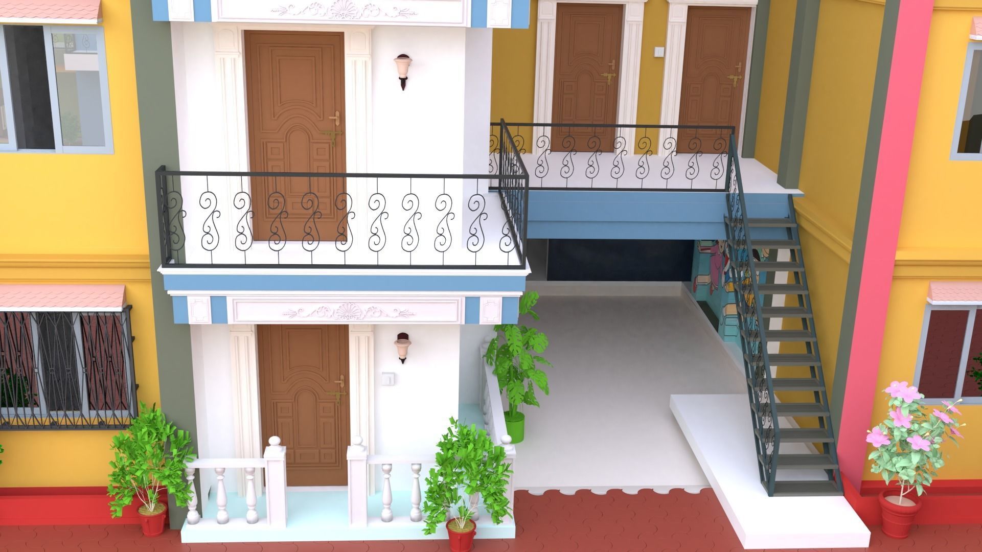 GOKUL DHAM SOCIETY 3D model_23