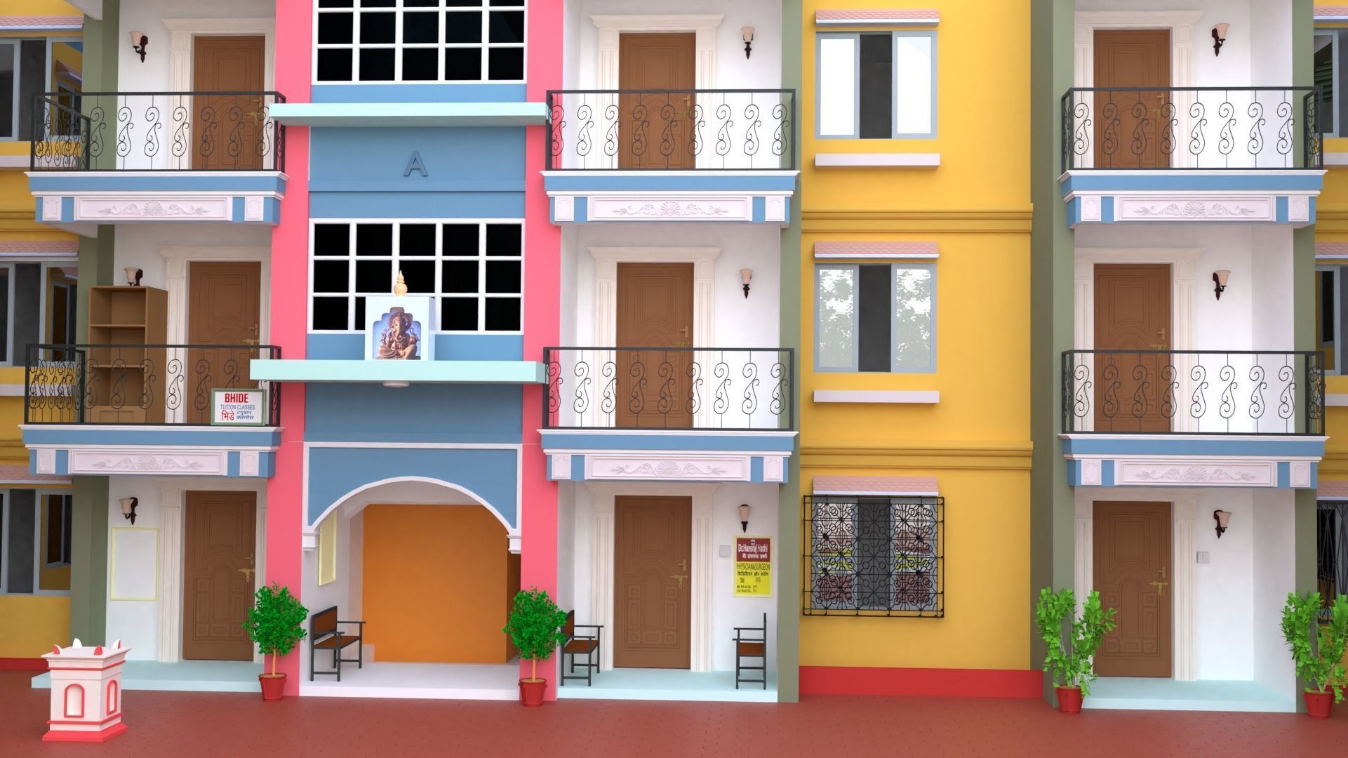 GOKUL DHAM SOCIETY 3D model_25