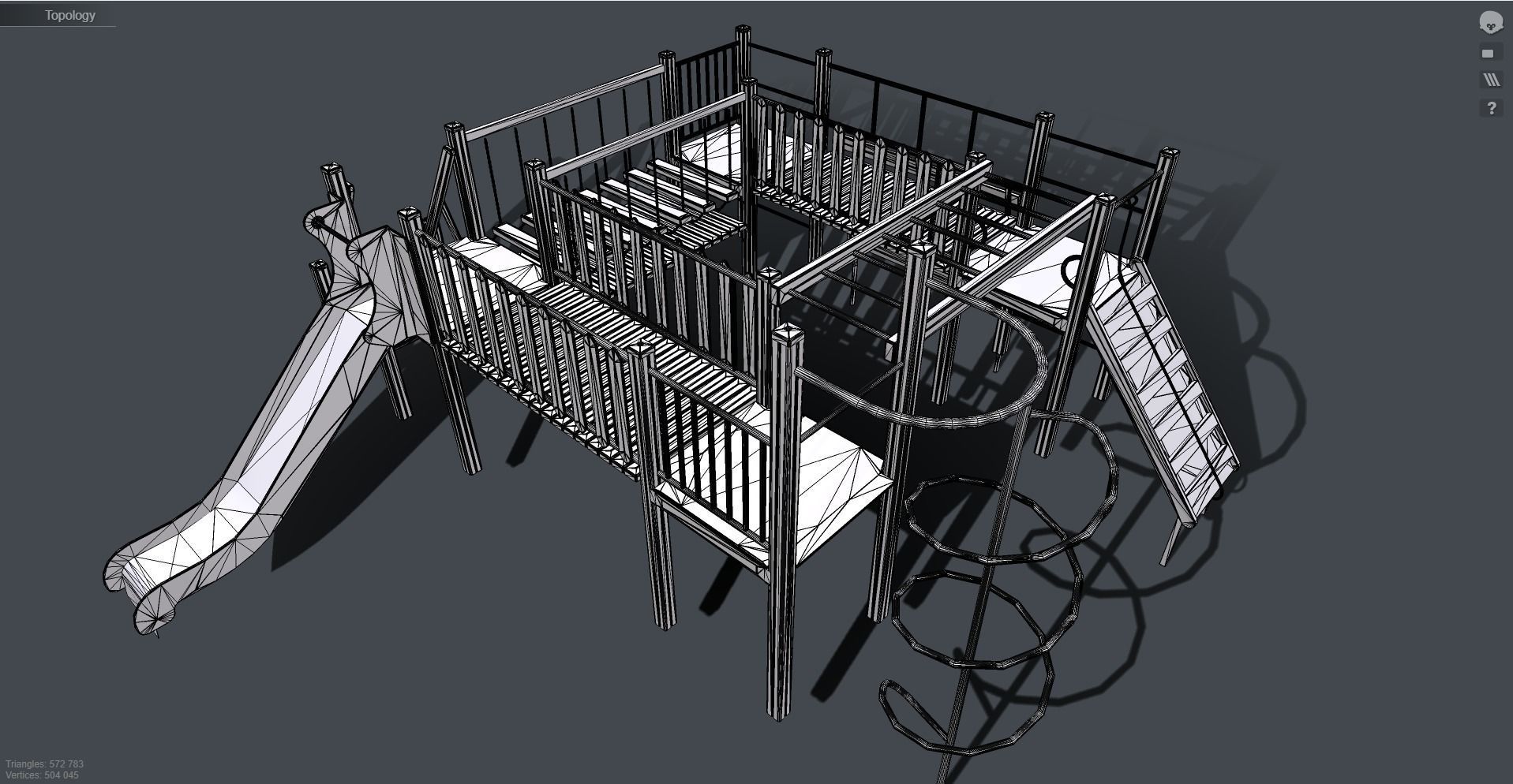 Playground for kids 3D model_11