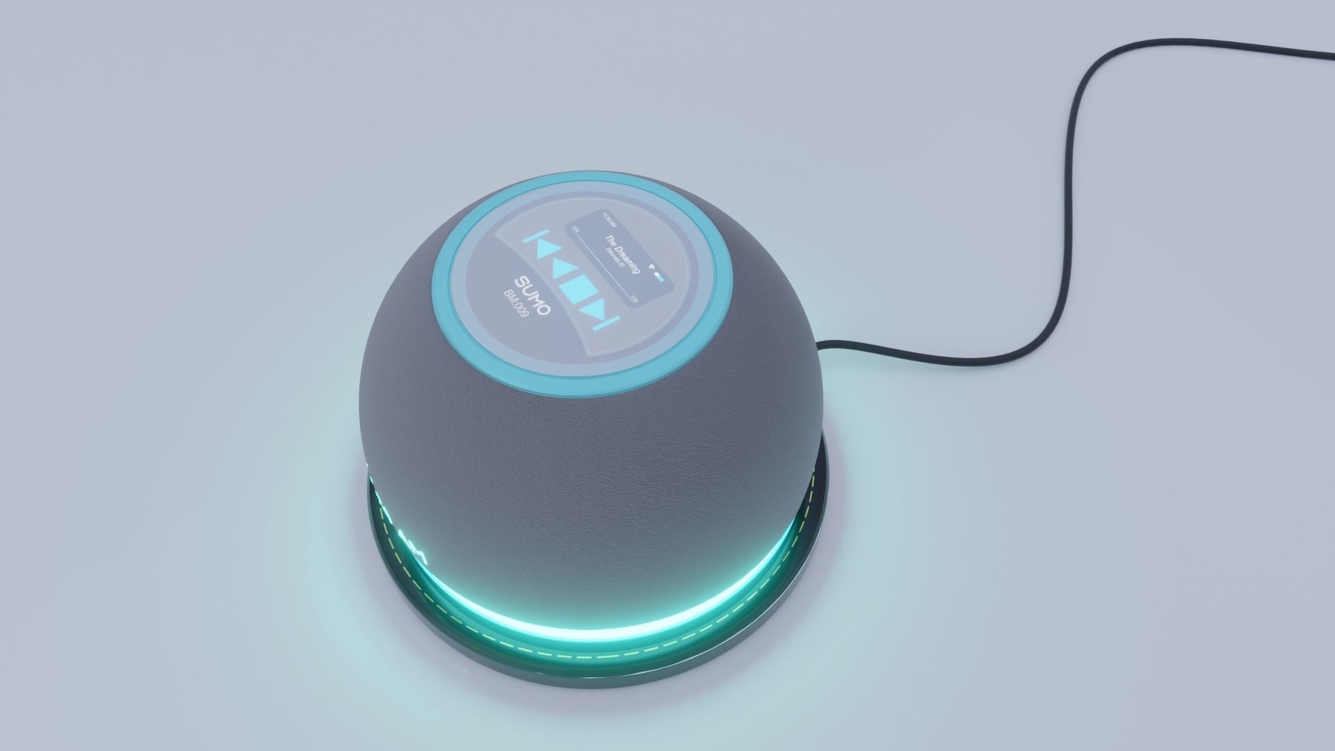 Wireless speaker SUMO 3D model 3D model_1