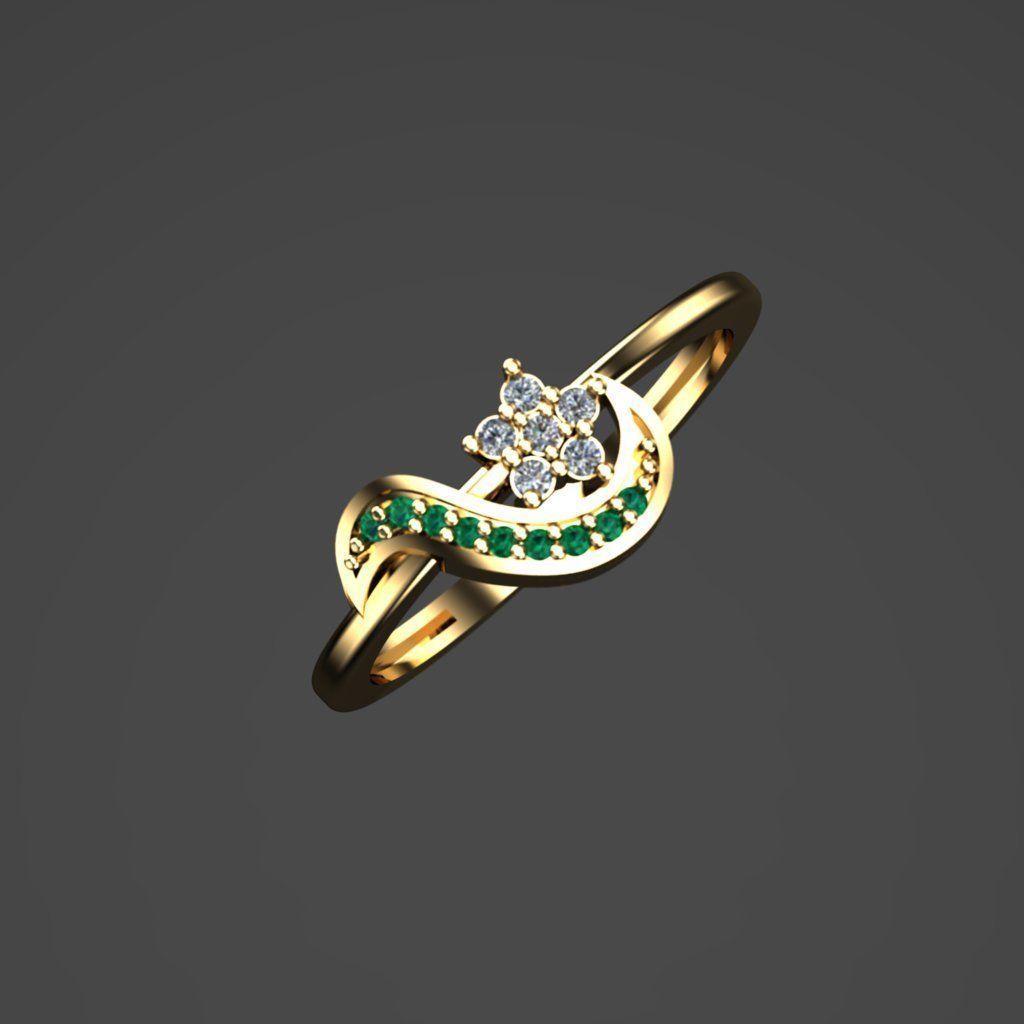 Gold Ring 3D Model Print 3D print model_1