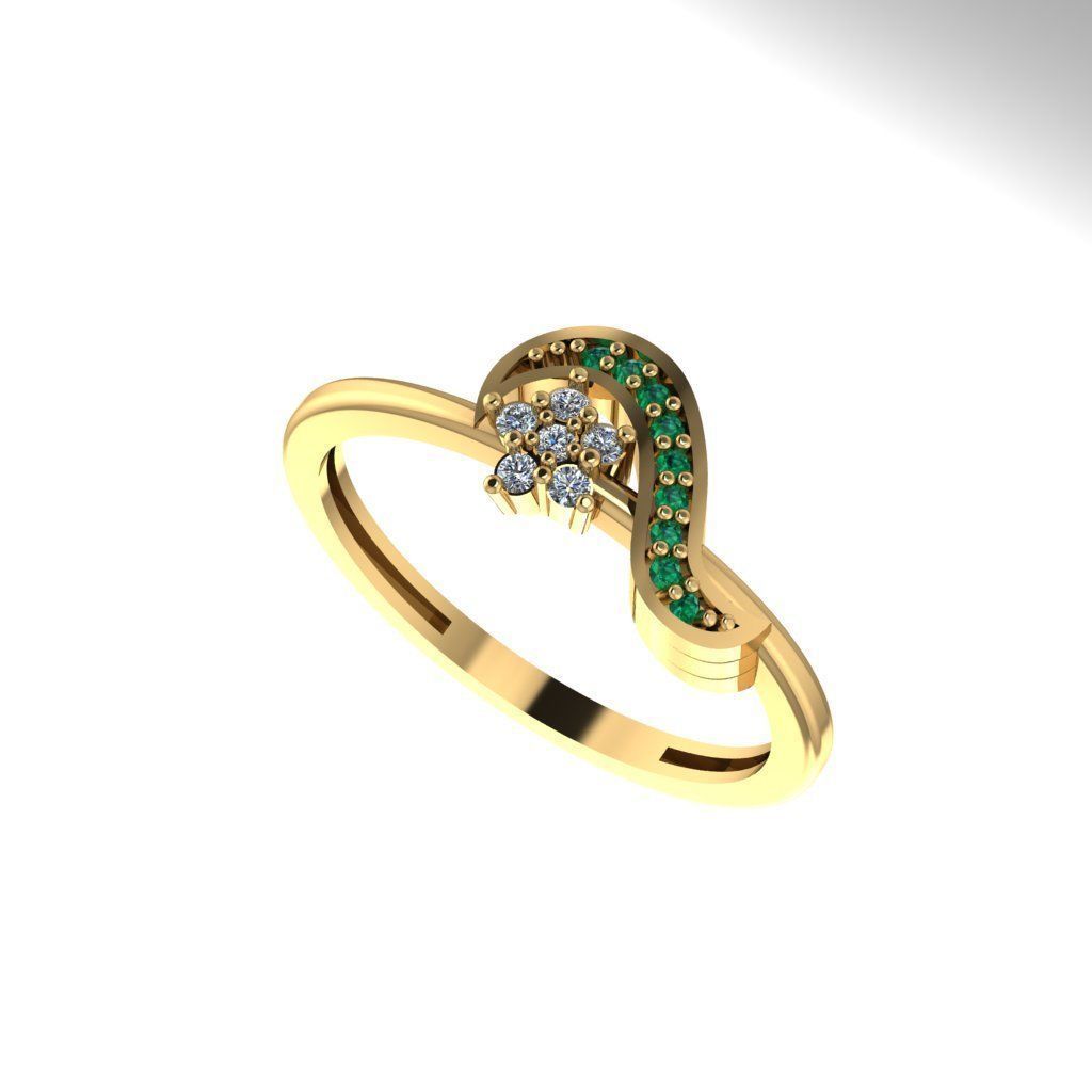 Gold Ring 3D Model Print 3D print model_2