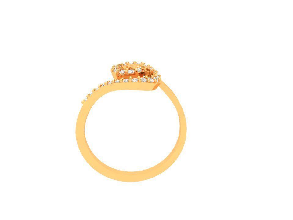 3Dm Stl Digital file Diamond ring Jewelry 3D print model 3D print model_4