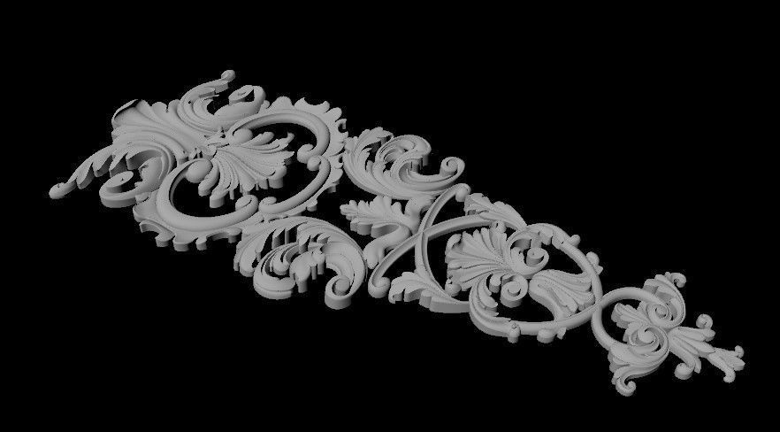 dekor ornate design 3D model_1
