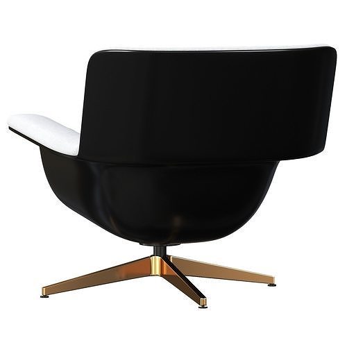 saint luc coach chair 3D model 4