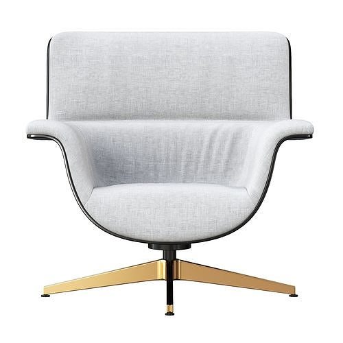 saint luc coach chair 3D model 2