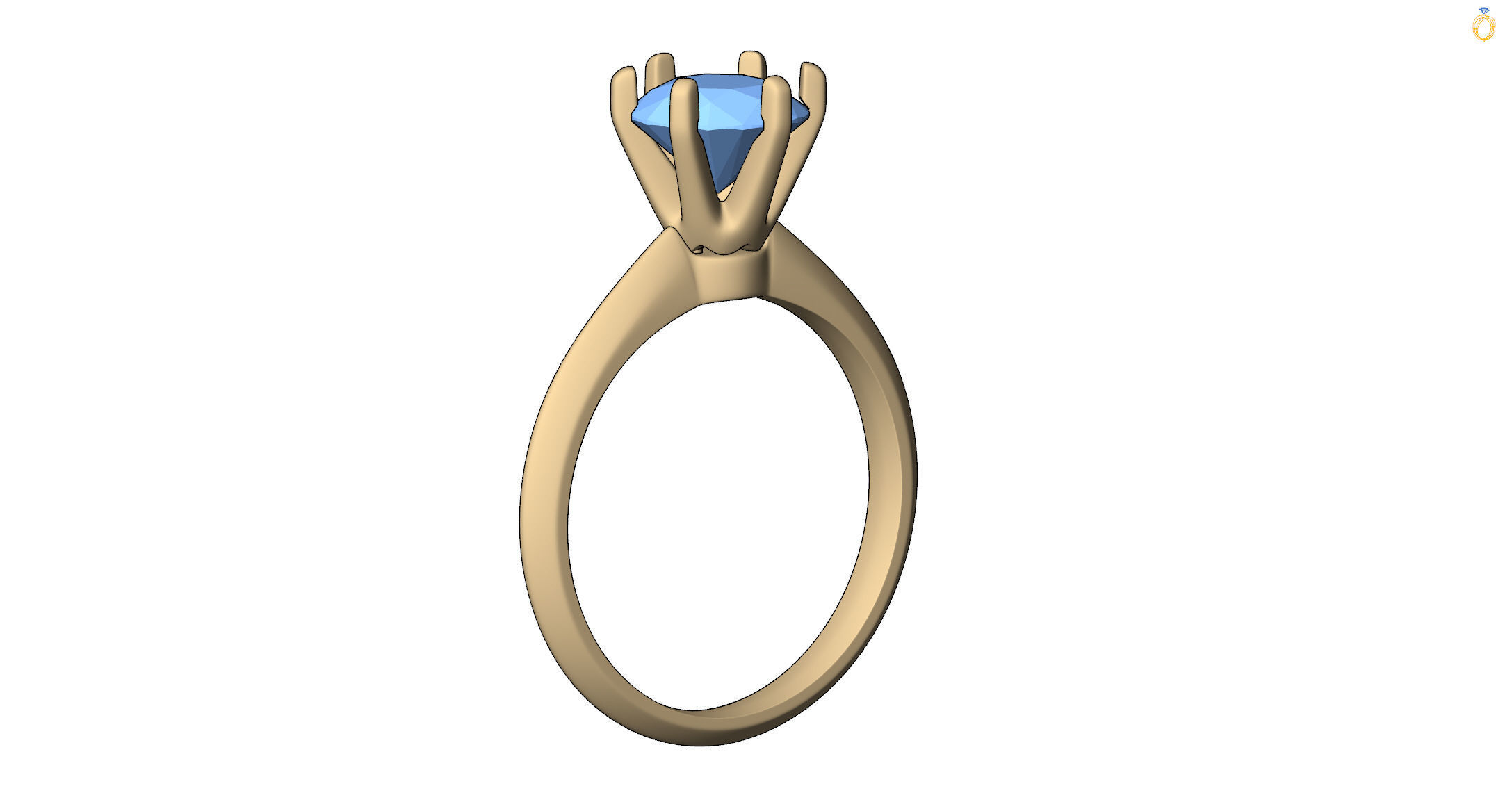 ring Tiff 3D print model_9