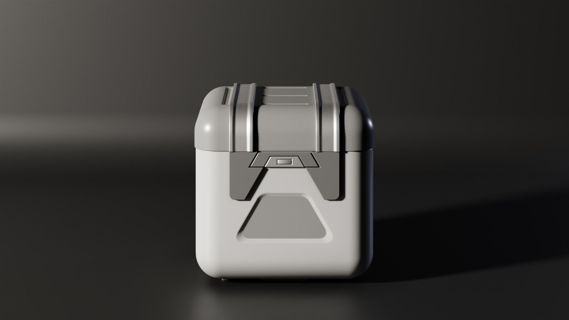 Sci Fi Cargo Container 2 3D model_2