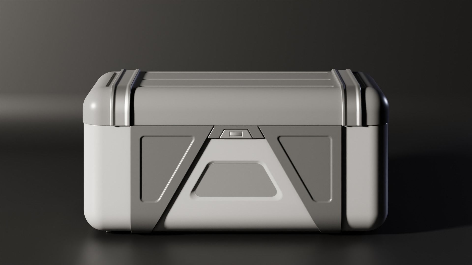 Sci Fi Cargo Container 2 3D model_4